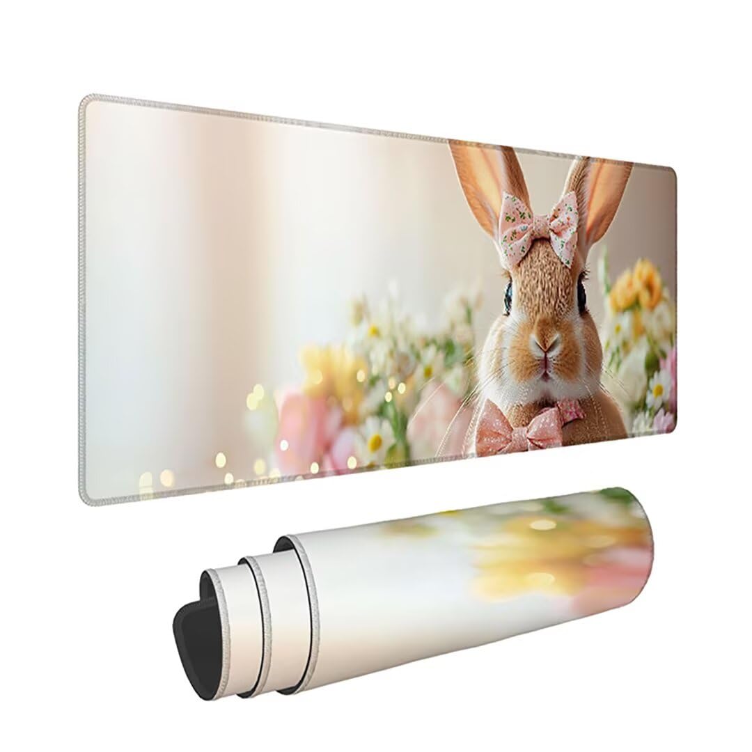 Podkładka pod mysz do gier XXL - 1600x800x3mm - zwierzęta duża antypoślizgowa podkładka na klawiaturę biurową z przeszytymi krawędziami, krajobrazowa duża podkładka pod mysz do gier do biura i domu