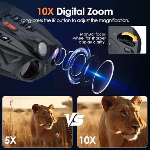 Digital Night Vision Binoculars for Hunting
