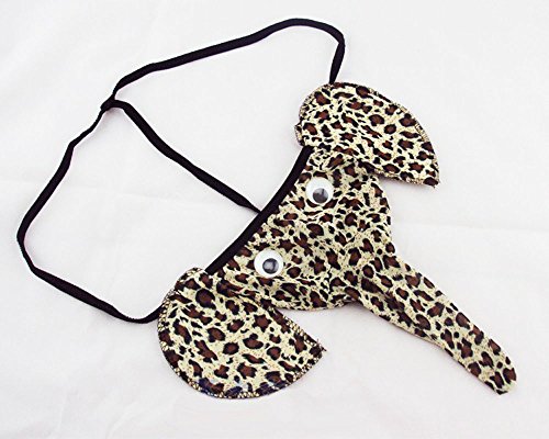 Mens Funny Panties for Sex Naughty Play Sexy Elephant Bulge Pouch Elastic T Back Lingerie Thong Erotic Underpants2