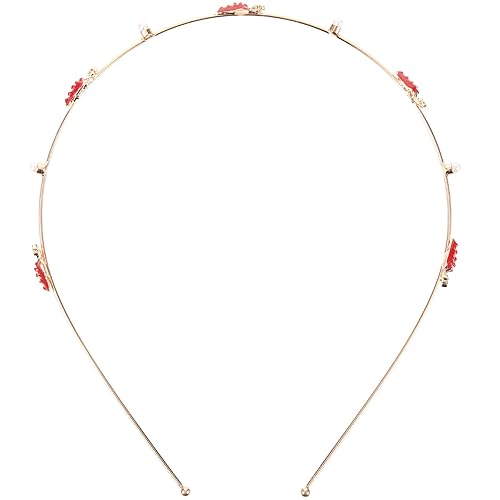 Diadema genérica de fresa, accesorios para el cabello, diademas de belleza, aro para el cabello para mujeres y niñas