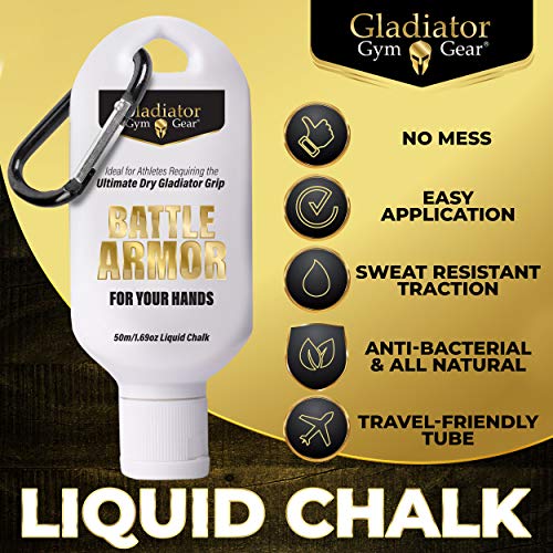 Liquid Chalk, Weight Lifting Chalk, Liquid Grip Weightlifting Chalk, 2 Pack - Rock Climbing Chalk. Liquid Hand Chalk for Gymnastics Grips. Chalk for Climbing. Liquid Gym Chalk - Thumbnail 2
