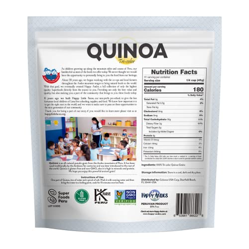 Happy Andes Tri-Color Quinoa Non Gmo & Gluten thumb #1