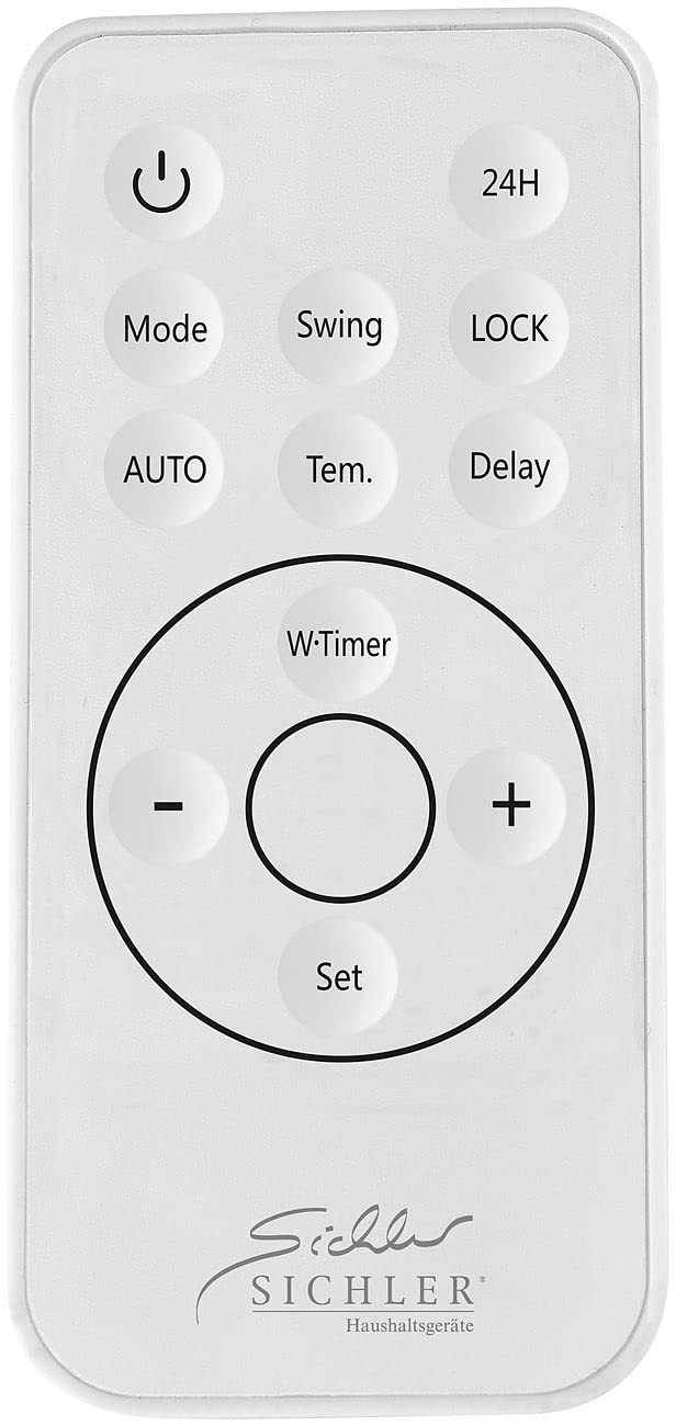 Sichler Haushaltsgeräte Keramik Wandheizung: Keramik Wandheizlüfter mit digitalem Thermostat, Oszillation, 2.000 W (Heizung, Wandlüfter, Wand)