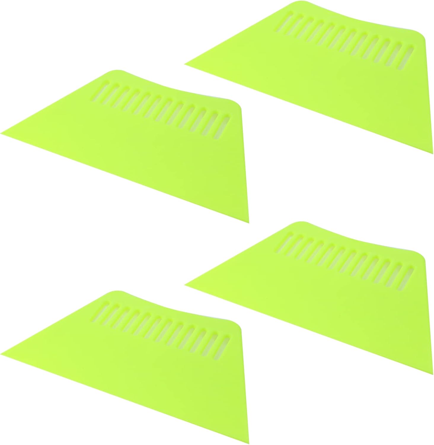 T Tulead 4PCS Wallpaper Smoother Tool Plastic Wallpaper Scraper Wallpaper Flexible Smoothing Tool Green