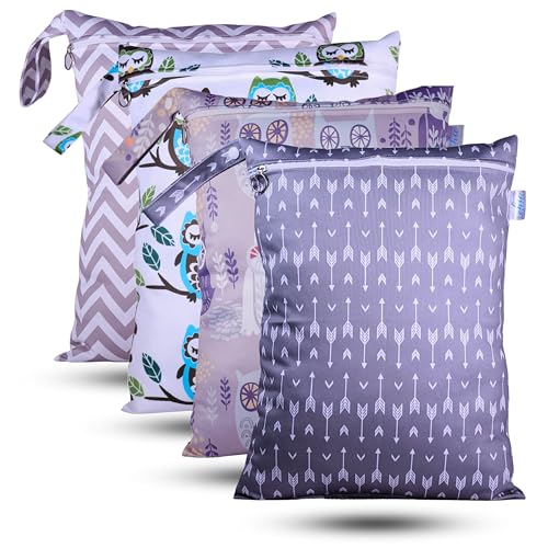Image of Chic Buddy Waterproof Wet Bag, Swimming Bag for Kids and Adults - Reusable Dry Bag for Travel, Beach, Pool, Gym, Diapers, Wet Swimsuits, Toiletries (Explorer Pack, 30x40cm,Single Compartment)