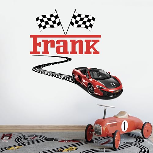 Vinilo Decorativo Supercar Personalizado para Niños miniatura 2
