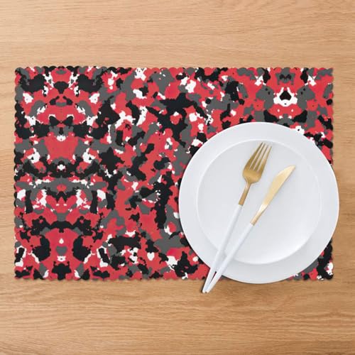 Sets de table de Noël lavables pour protéger de la chaleur - 8