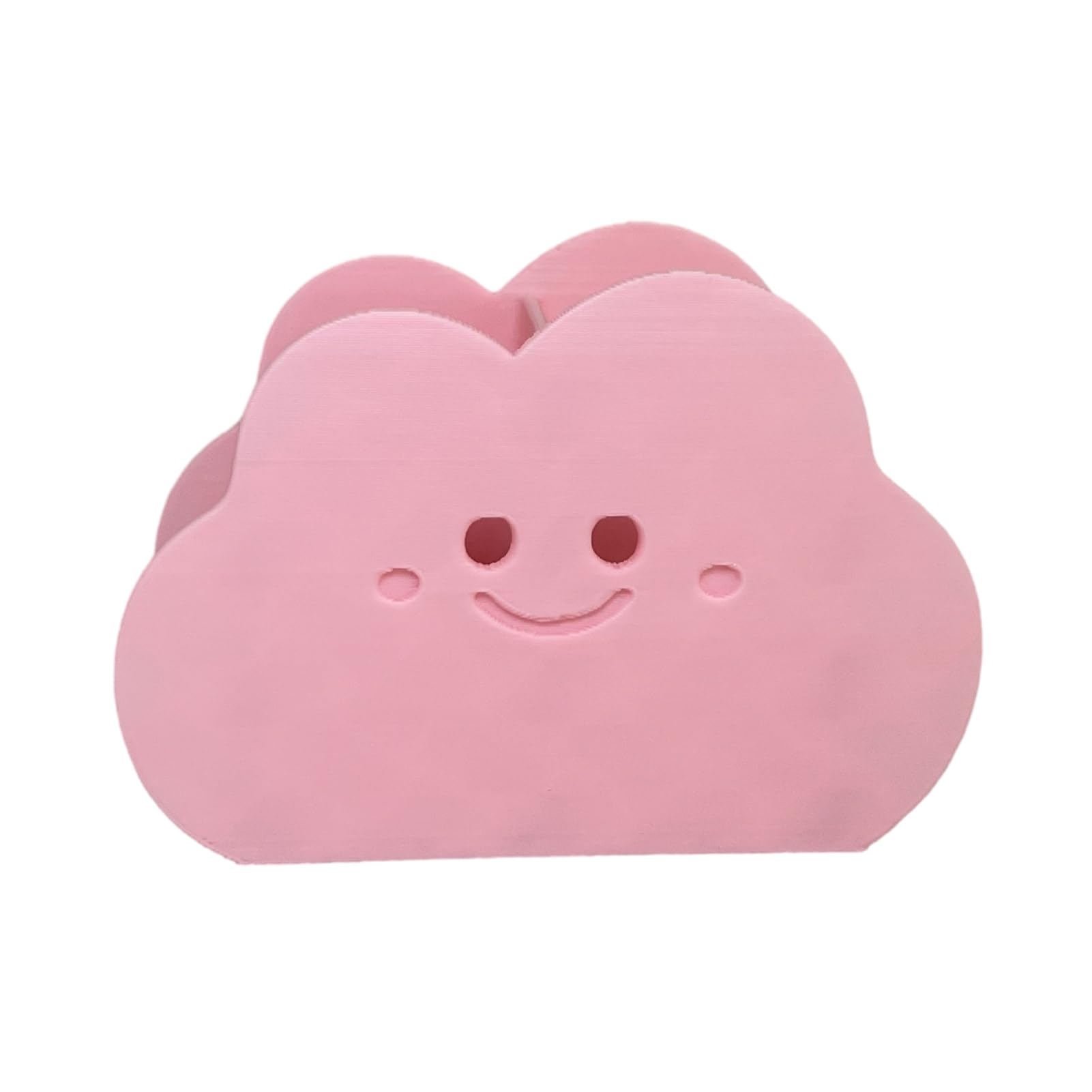 Glifora Storage Box - Cloud Shape Waterproof Desktop Organiser with Rounded Edges, Cute Macaron Colours Holder for Pens and Makeup Brushes