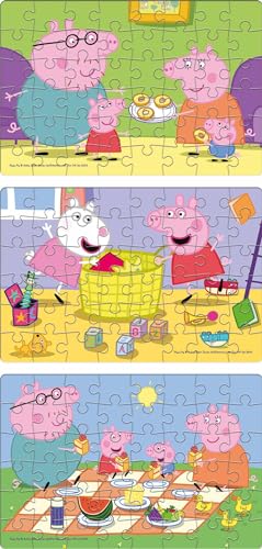 Image of Frank Peppa Pig Jigsaw Puzzle (24 Pieces) for Kids 3 Years & Above - Fun & Challenging Brain Booster Game Designed for Enhanced Focus and Memory Skills - 60403