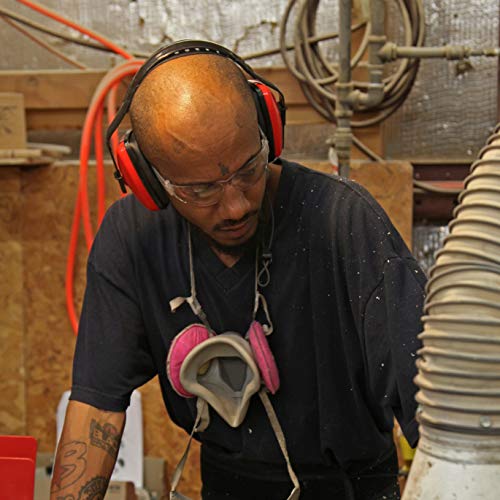 Image of Cyber Acoustics Professional Safety Lightweight Ear Muffs for Hearing Protection and Noise Reduction