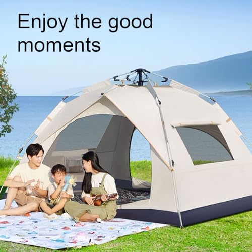 Carpa para camping multifuncional con doble puerta y ventana miniatura 3
