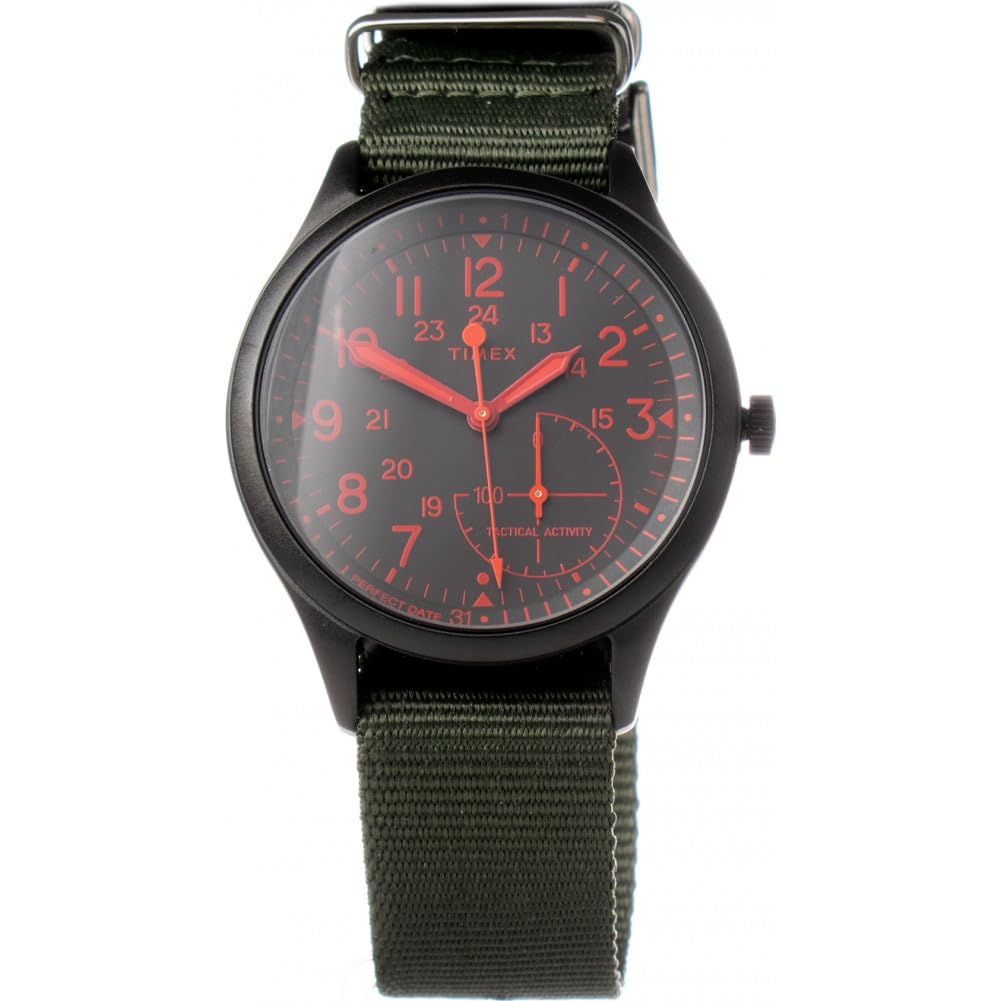 Timex Orologio Uomo Analogico Al quarzo con cinturino Nylon TW2V11000LG