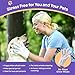 HICC PET Cleaning Deodorizing Glove Wipes for Dogs & Cats, Vet Recommended Hypoallergenic Pet Cleaning and Hydrating Glove Wipes, Nourish Fur Coconut Oil Pet Bathing Wipes for Horse Coat Care