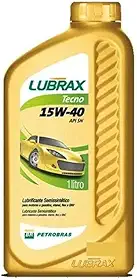Óleo 15w40 Tecno Semissintético Lubrax Lubrificante Premium Br030 de 1 litro