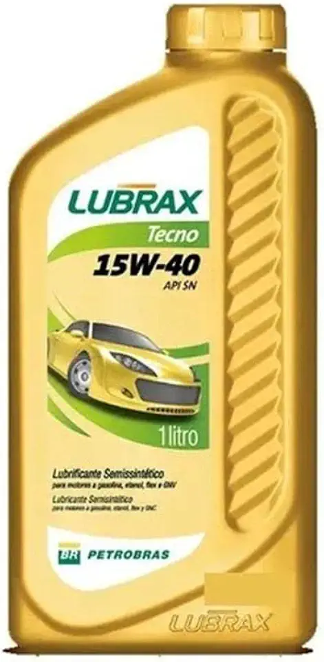Óleo 15w40 Tecno Semissintético Lubrax Lubrificante Premium Br030 de 1 litro