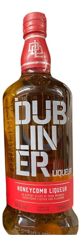 Dubliner Irish Whiskey Liqueur I Whiskey & Honeycomb I Whiskeylikör mit Honig und Karamell Geschmack I 30% Vol. I 700 ml