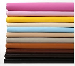 Tela De CueroTela De Grano De Cuero De Imitación Tela De CueroPolipiel para tapizar Tela De Cuero Artificial, Bolso Suave De Decoración del Hogar Duradero Y Creativo(Size:1.37X1m,Color:Amarillo)