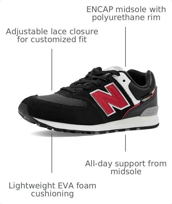 Image of New Balance Kid's 574 V1 Lace -Up Sneaker (Big Kid)
