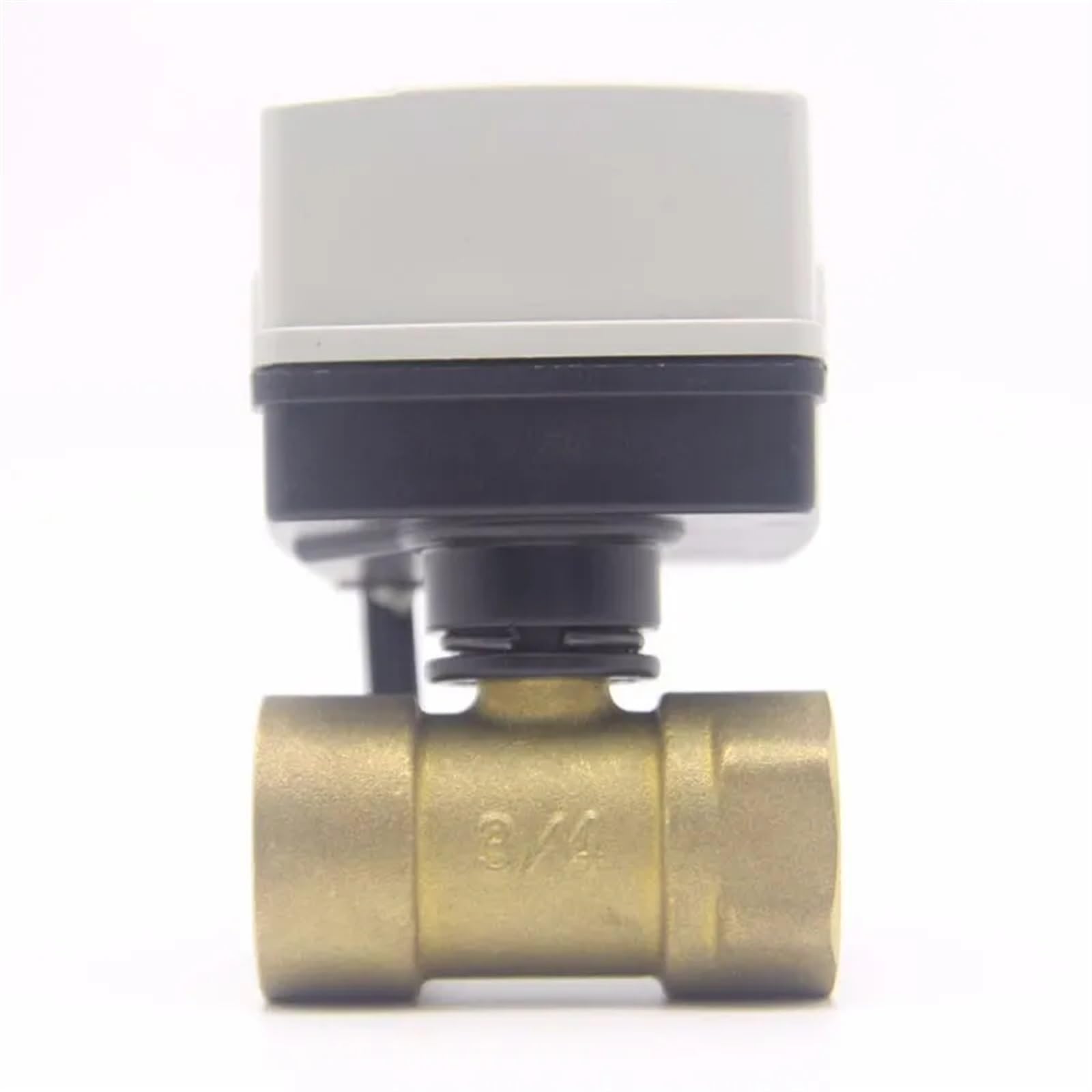 Globe motorisé à Moteur de Petite Taille, Boule motorisée à Eau électrique, vanne à 2 Voies, Support d'action d'électricité Chaude, en Laiton personnalisé