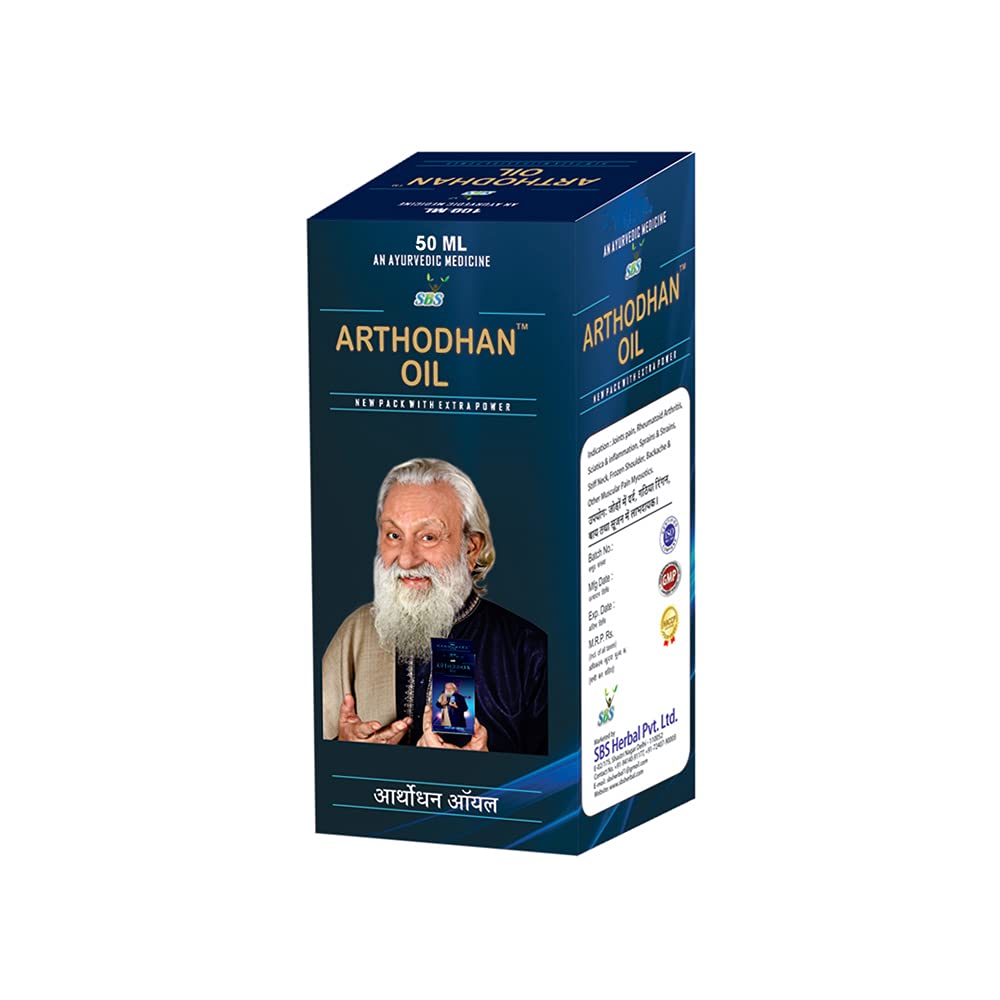 SBS Arthodhan Oil (Pack Of 3) - 100% Ayurvedic joint Pain Relief Oil (50 ml) (B09Z86YSWT) Amazon Price History, Amazon Price Tracker