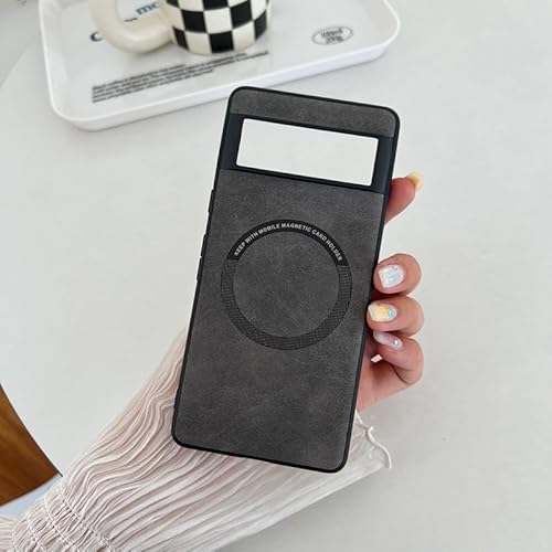 google pixel 6a �p �P�[�X PU���U�[ Magsafe�Ή� ���^ �y�� ���΂ݖh�~ ���I �s�N�Z��6a�P�[�X ������ꍇ���X�G�[�h�f�� ���C�����X�[�d �����Y�ی�(�_�[�N�O���[)