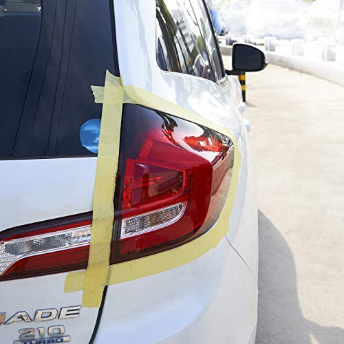 Image of Lichamp 15-Pack Automotive Refinish Masking Tape Yellow 36mm x 55m, Cars Vehicles Auto Body Paint Tape, Automotive Painters Tape Bulk Set 1.4-inch x 180-foot x 5 Rolls