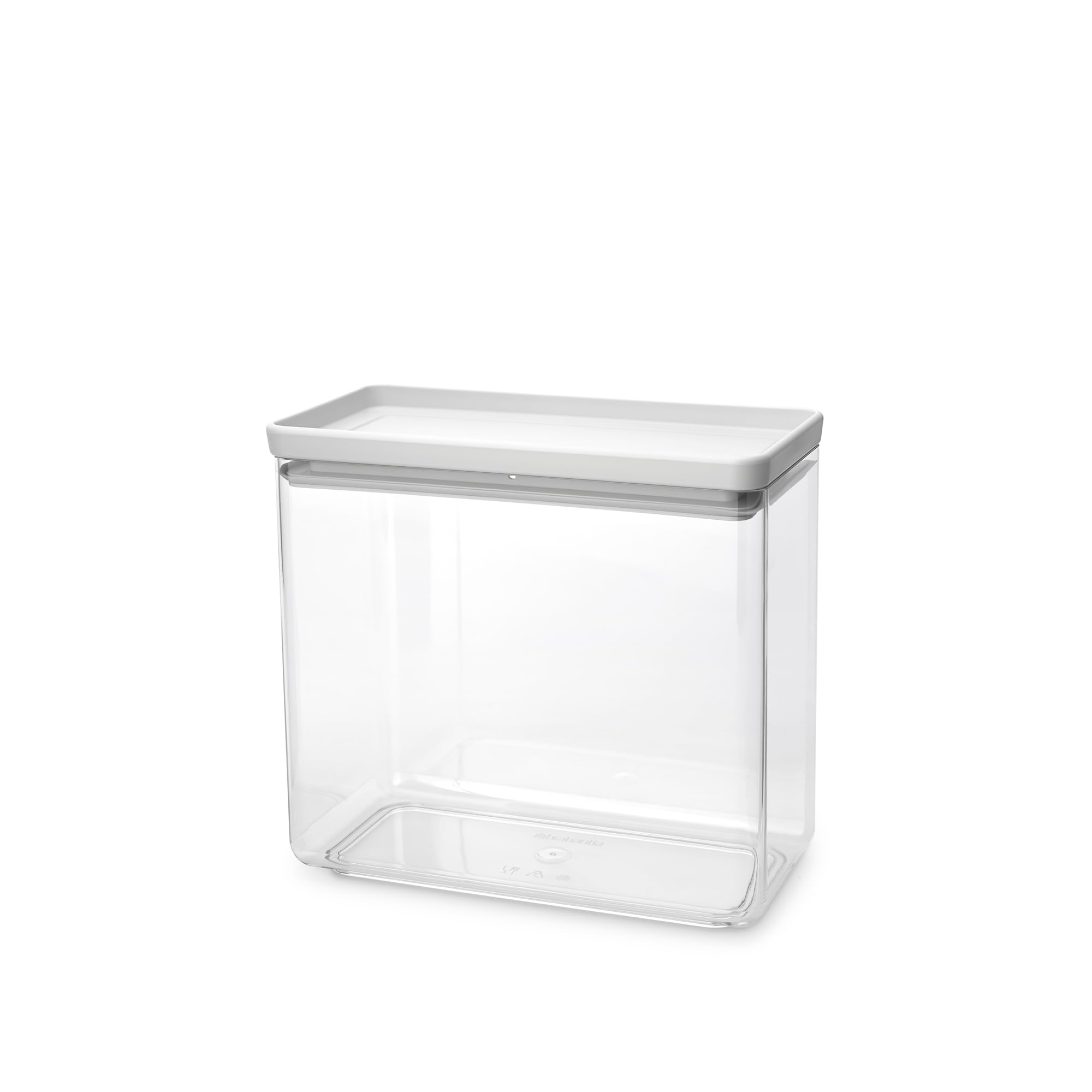 Brabantia Stackable Canister, 3.5 Litre, Tasty+, Light Grey