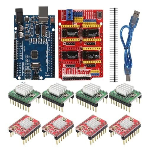 Shield CNC V3.0 haute précision pour UNO R3 avec modules A4988 durables