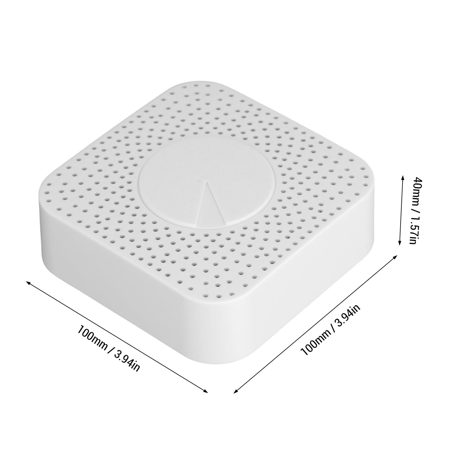Tester intelligente della qualità dell'aria, misuratore WiFi per il monitoraggio di CO2, HCHO, VOC, umidità e temperatura in interni, uso domestico, bianco