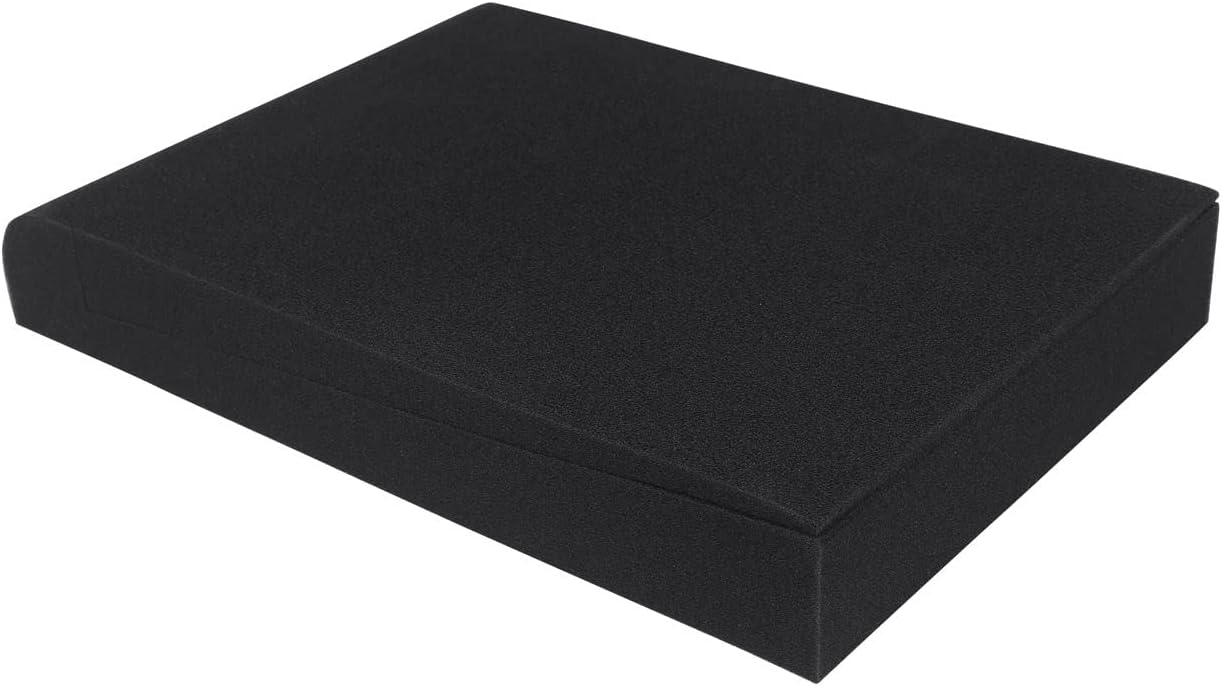 Rockville Pair RRS263M Foam Studio Monitor Isolation Pads 10.5 x 13 in, 3 Angles, Non-Slip Base, Vibration Reduction, Audio Clarity, for Home Studio Recording