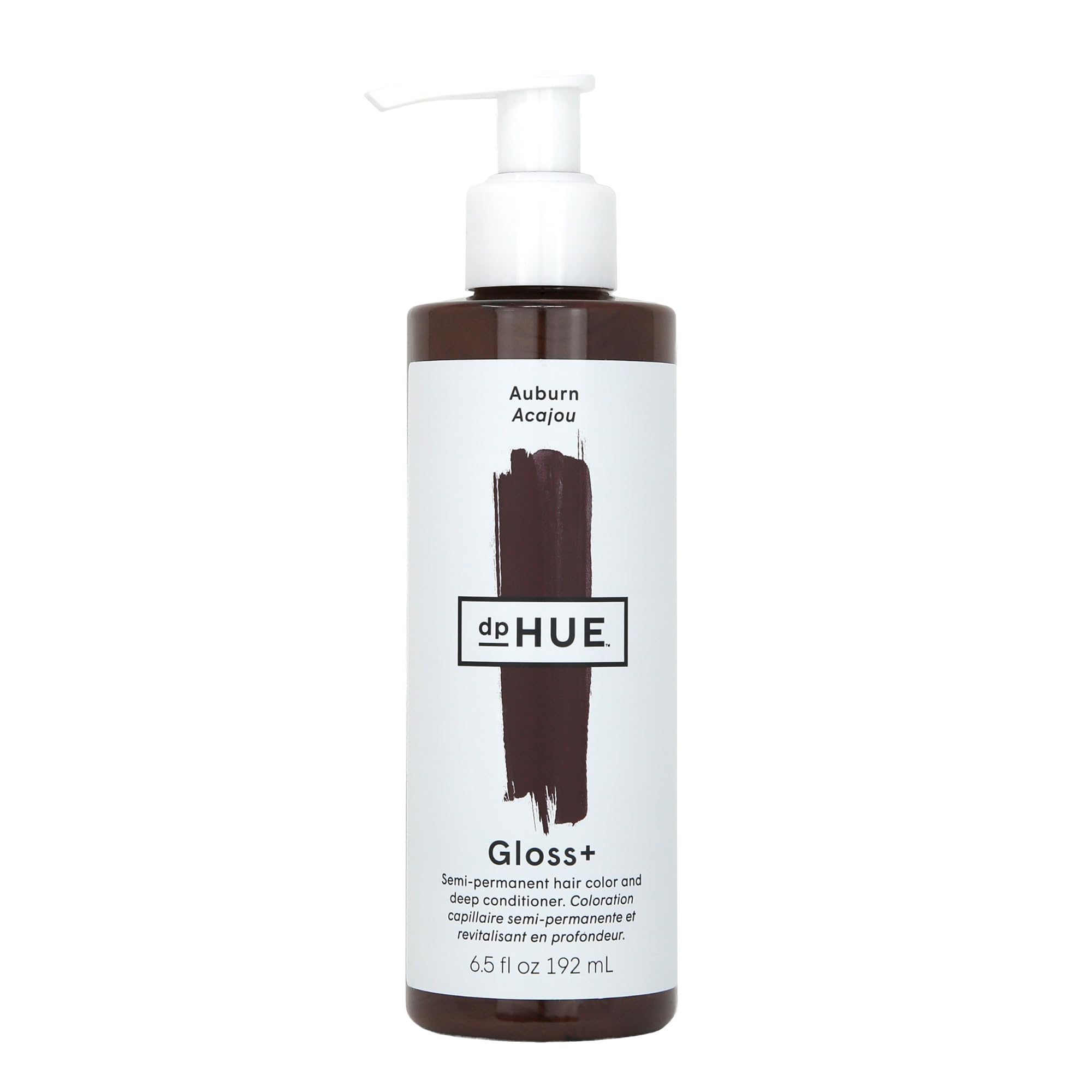 Gloss+, Auburn - 6.5 oz (8-12 Applications) - Semi-Permanent Hair Color & Conditioner - Lasts Up to Eight Washes - Paraben, SLS & SLES Sulfate Free - Vegan, Leaping Bunny Certified
