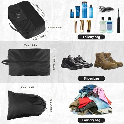 Tactical Packing Cubes 6 Packs Lightweight Luggage Set Packing for Outdoor Organization Travel Accessories Bag Utility Travel Storage Bag3