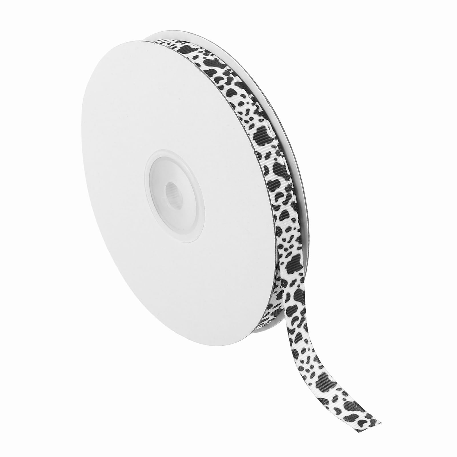 Ruban imprimé vache 10mm pour customiser un chapeau ou un nœud