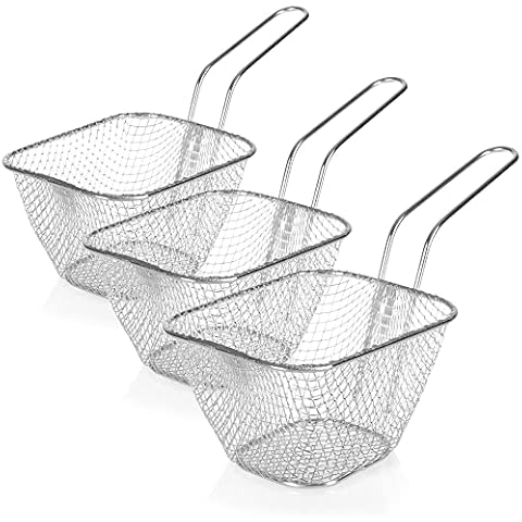 com-four® 3x mini cesta para servir patatas fritas Cover