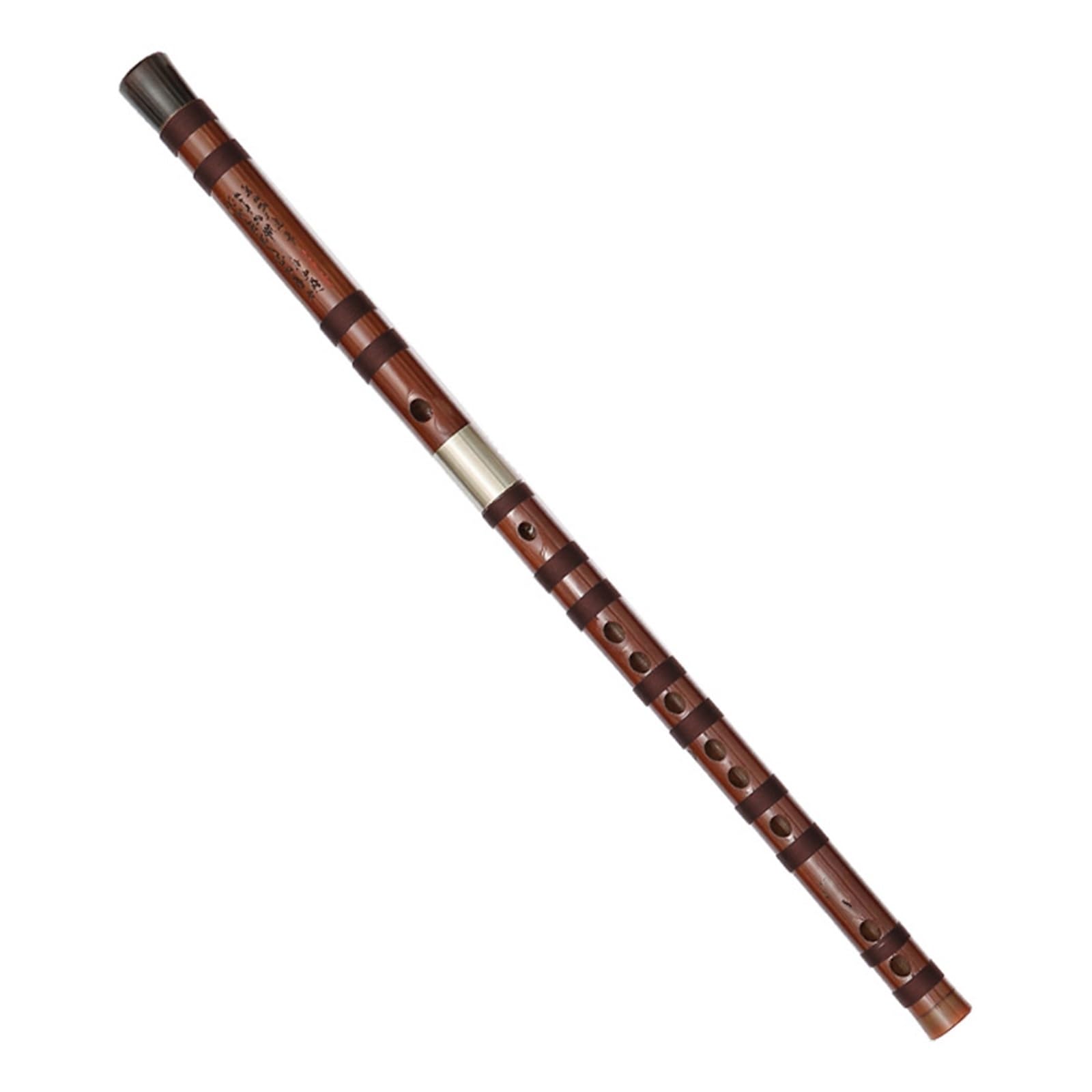 Flauto Bambù Flauto di bambù professionale Flauto traverso per principianti Strumento musicale per adulti(E Key)