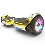 HOVERSTAR All-New HS2.0 Hoverboard All-Terrain Two-Wheel Self Balancing Flash Wheel Electric Scooter with Wireless Bluetooth Speaker