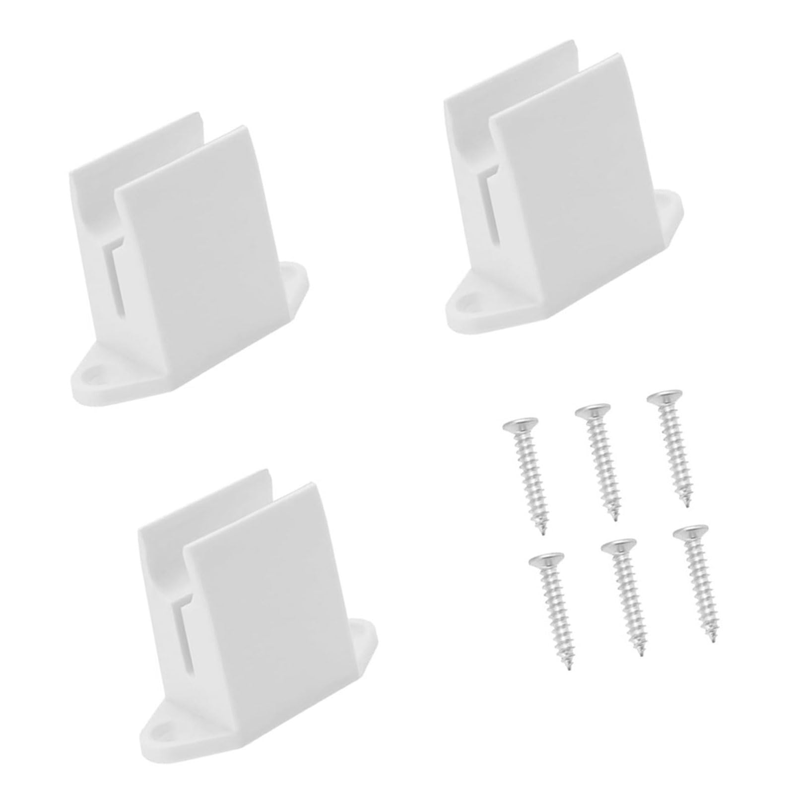 Limtula 3pcs Crank Rod Holder Hand Crank Handle Wall Brackets with Screws for Awning Roller Blind Louvres Window Curtain Hardware