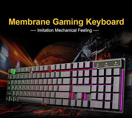Teclado Mecánico Gaming USB 104 Teclas miniatura 2