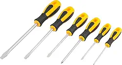 Jogo De Chaves De Fenda/phillips Com 6 Peças Plus Vonder