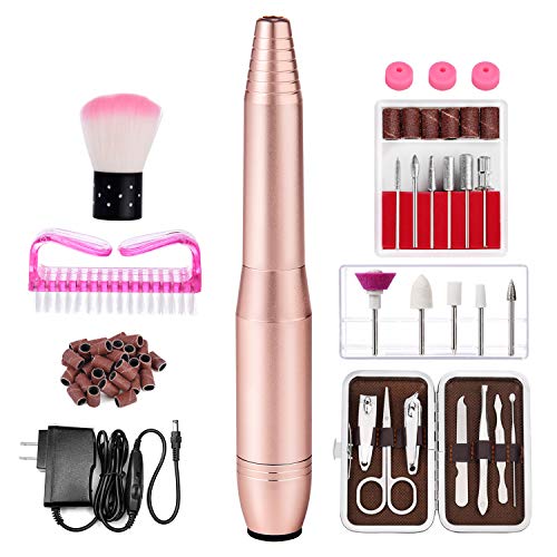 Kit profesional de taladro eléctrico para uñas, portátil miniatura 1
