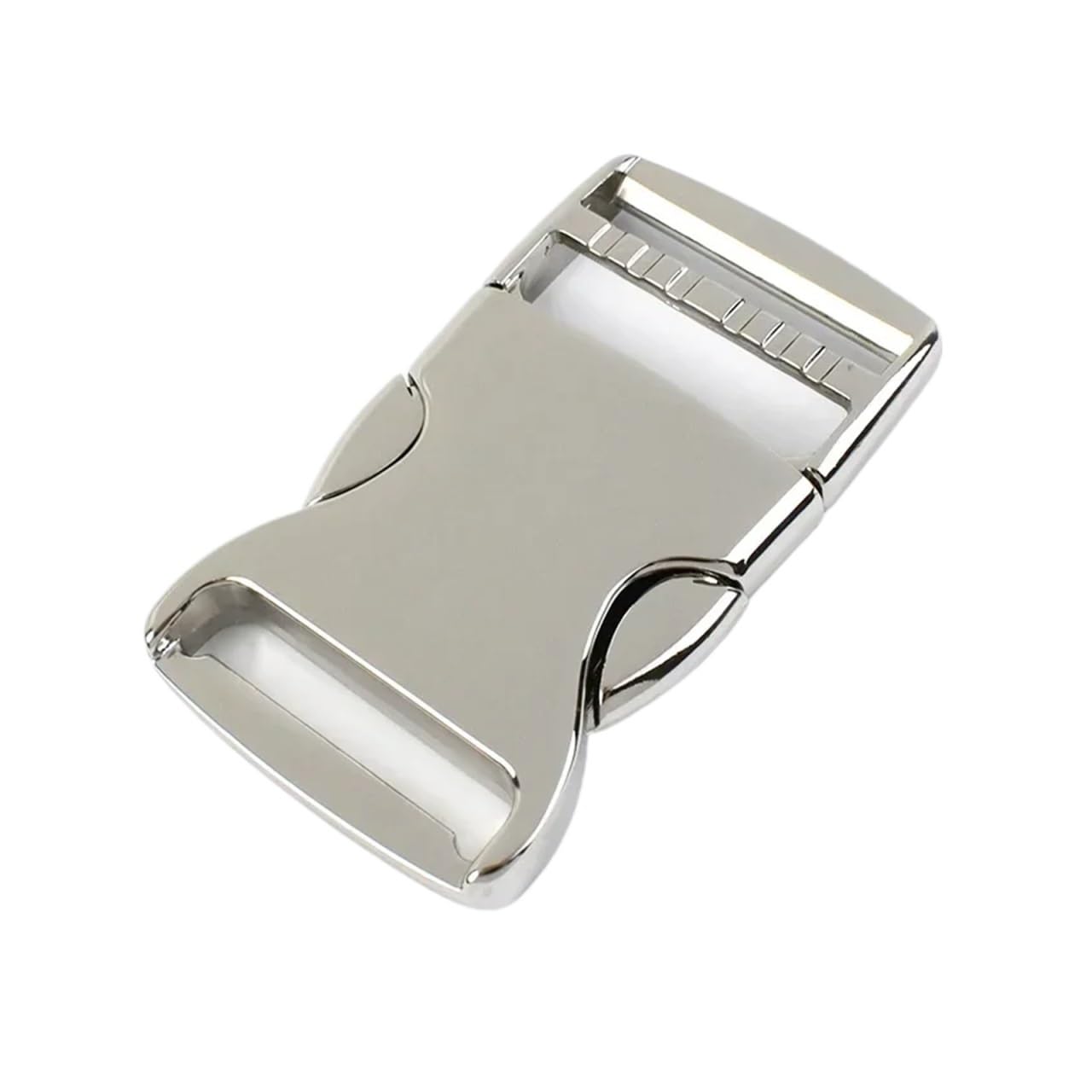 PVUVTNAHW 5Pcs Metal Release Buckle 20/25/38mm Backpack Side Adjust Clasp Belt Buckles Webbing Tape Closures Hook(Silver,20mm)