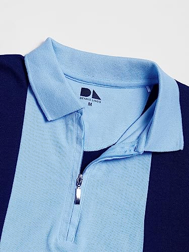 Image of Dennis Lingo Men's Cotton Polo Neck Regular Fit T-Shirt