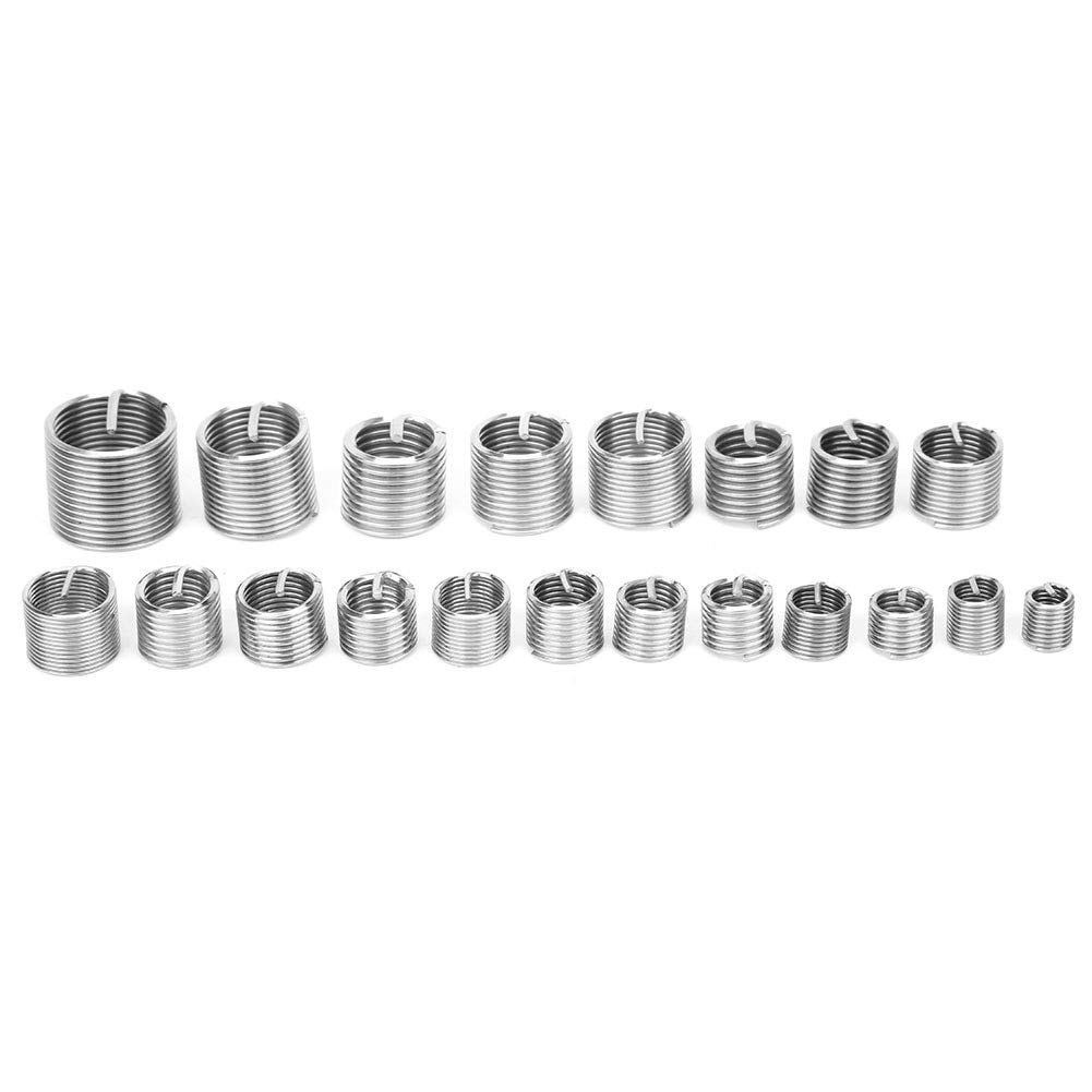 Helicoils, 120 sztuk, M6, M7, M8, M9, M10, M11, M12, M14, M16, M18, stal nierdzewna, Helicoil, typ, gwint metryczny, zestaw naprawczy