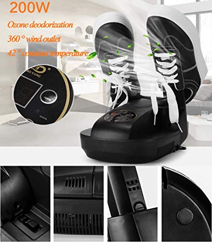 YVX Elektrischer Boot-Trockner, 2-Schuh-Trockner mit 99-Minuten-Timer, Boot-Wärmer-Trockner für Schuhe, 360 & deg; Windauslass, Ozon-Schnelltrocknung, faltbar platzsparend/Super leise - Image 3