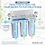 Max Water 5 Micron Replacement Filter Set (10 inch x 2.5 inch) for Standard RO (Reverse Osmosis) Water Filter System - PP Sediment & CTO Carbon Block