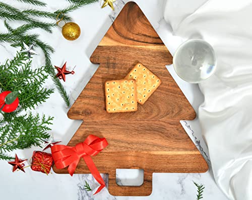 Tabla de cortar madera con forma de árbol de Navidad miniatura 3