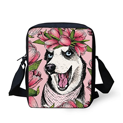 HUGS IDEA Mini sac à bandoulière imprimé animal pour téléphone portable Cover