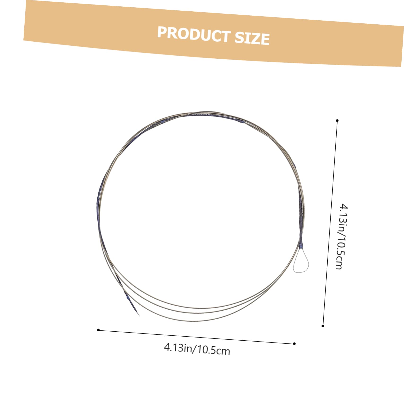 GOOHOCHY 4pcs Strings for Beginners Professional Chin Strings Set Comfortable Balance Standard Tension Present for Musicians