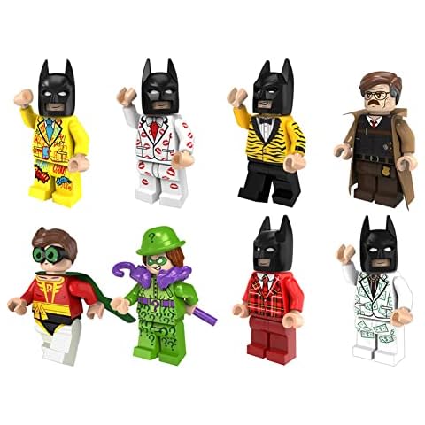 ZHTBATE 8 Pcs Minifigures advent calendar collection Mini Figure set series custom Collectible Minifigure for all Brick Compatible with avengers series Cover
