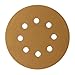 Mestool 5-Inch 8-Hole Hook and Loop Sanding Discs, Orbital Sander Sandpaper Discs, 100 Pieces Round Sandpaper Set, 220 Grit